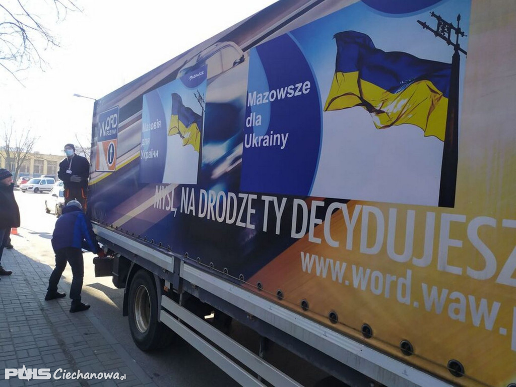 Dary z Mazowsza dla obwodu lwowskiego w drodze