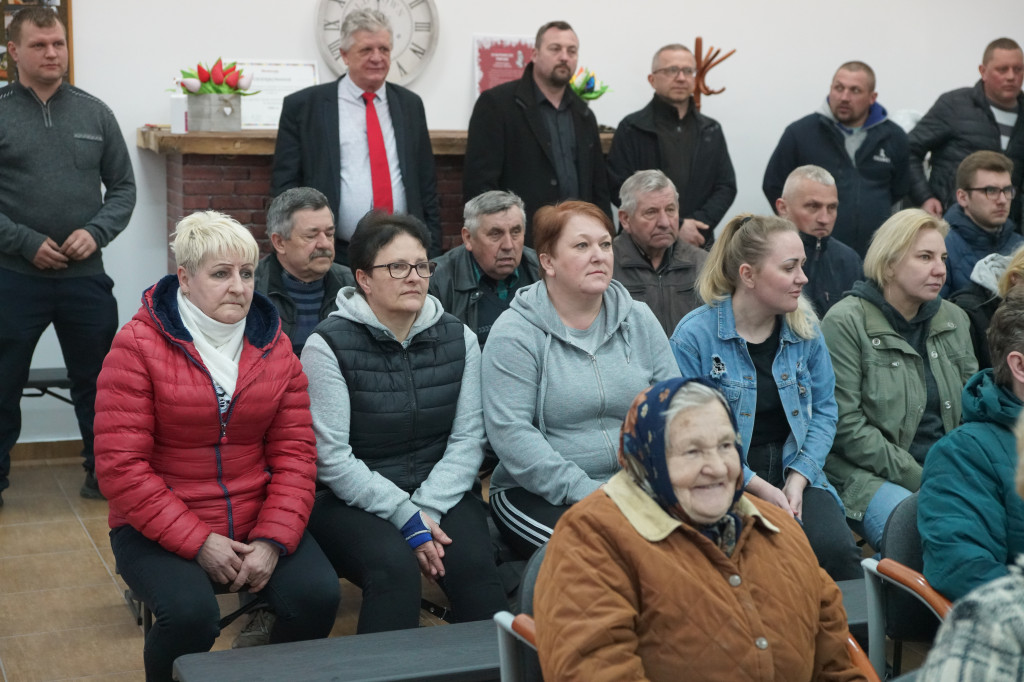 Spotkanie starosty z mieszkańcami Rydzewa