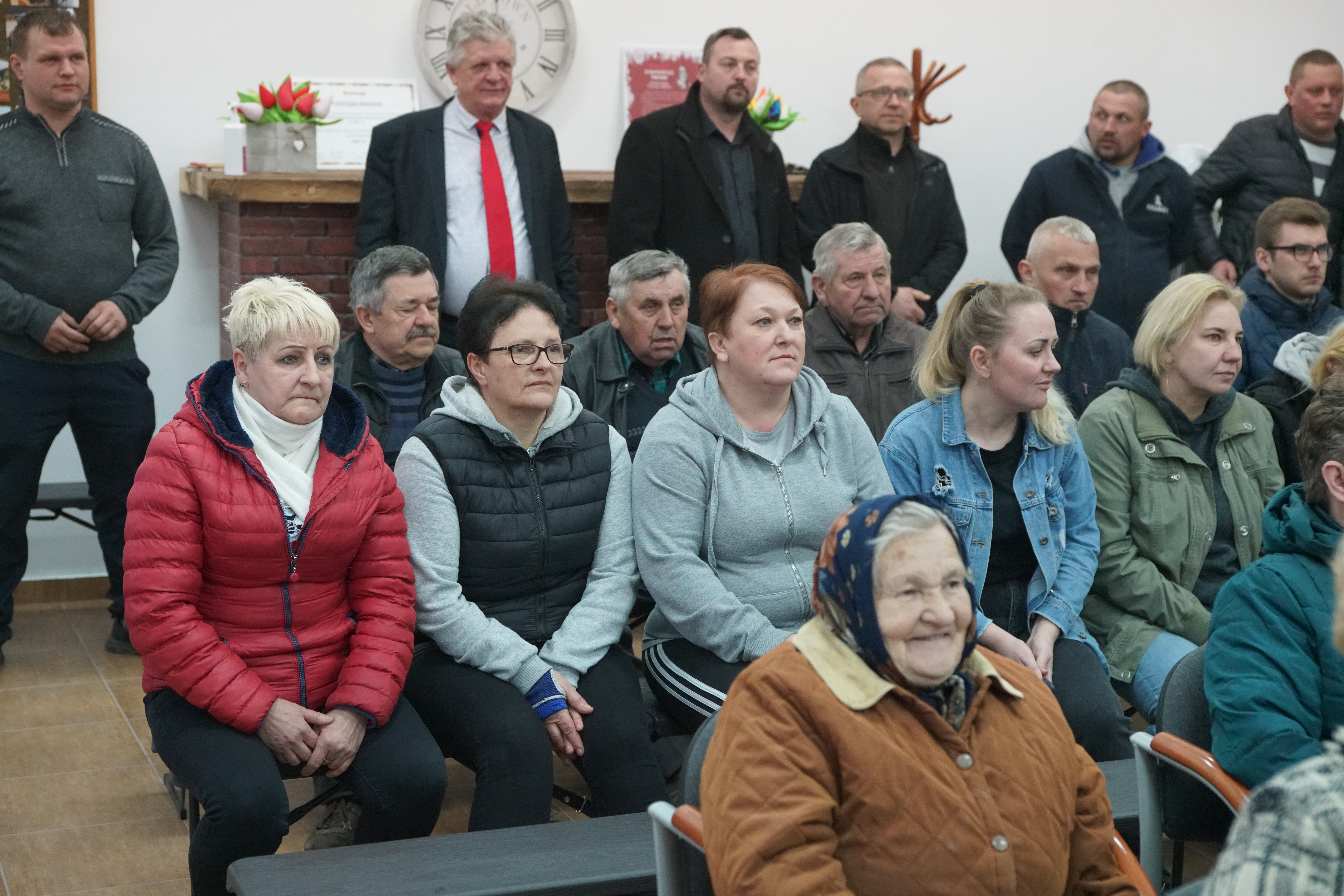 Spotkanie starosty z mieszkańcami Rydzewa