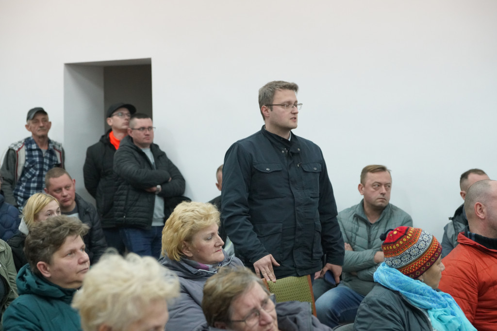 Spotkanie starosty z mieszkańcami Rydzewa