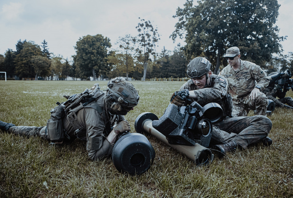 Instruktorzy z Gwardii Narodowej USA szkolą 5.MBOT