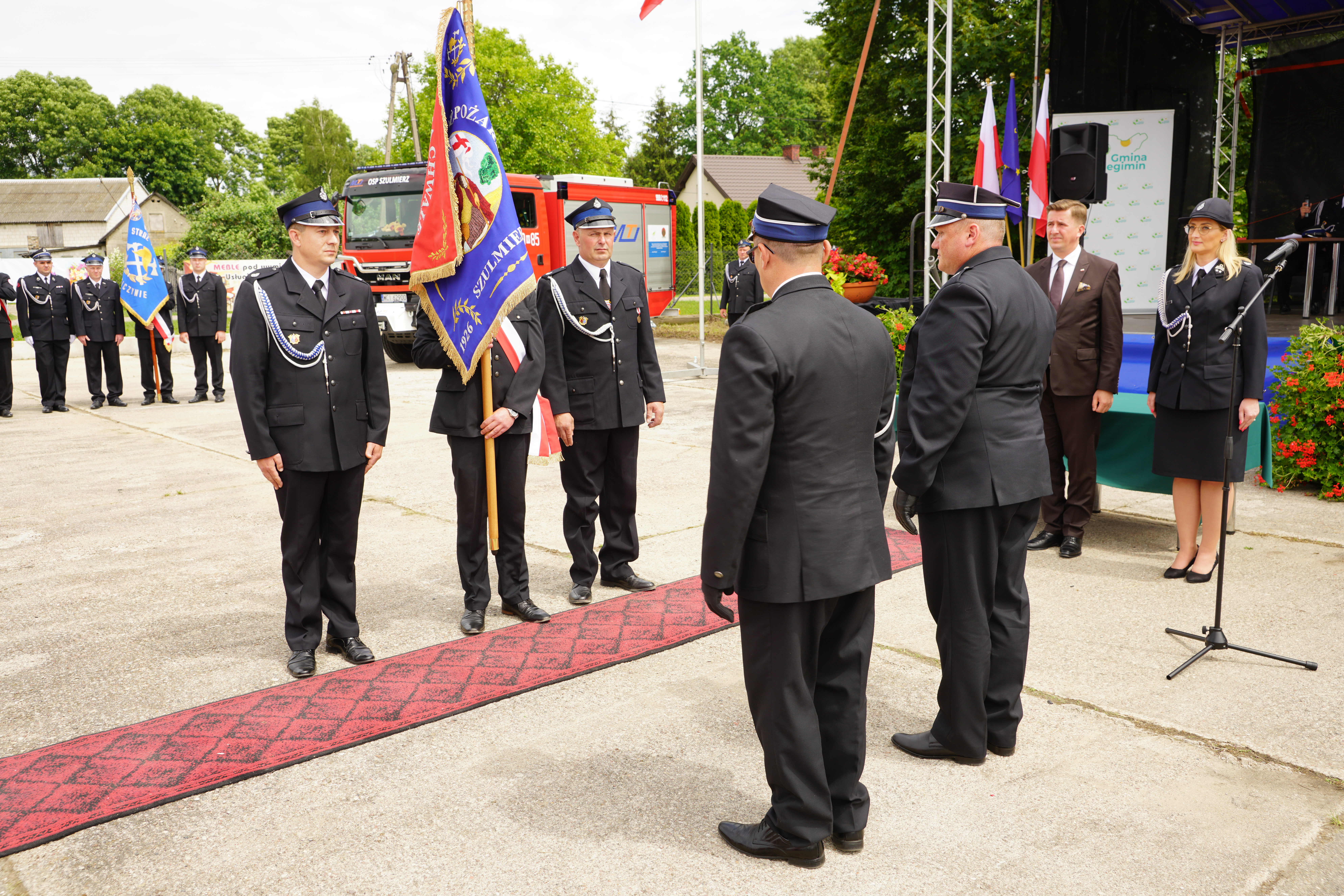 Odnowienie sztandaru OSP w Szulmierzu