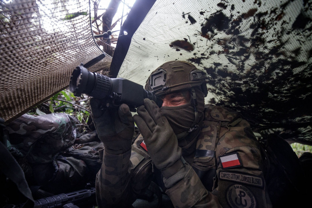 Żołnierze 5MBOT na ćwiczeniach KOP-22