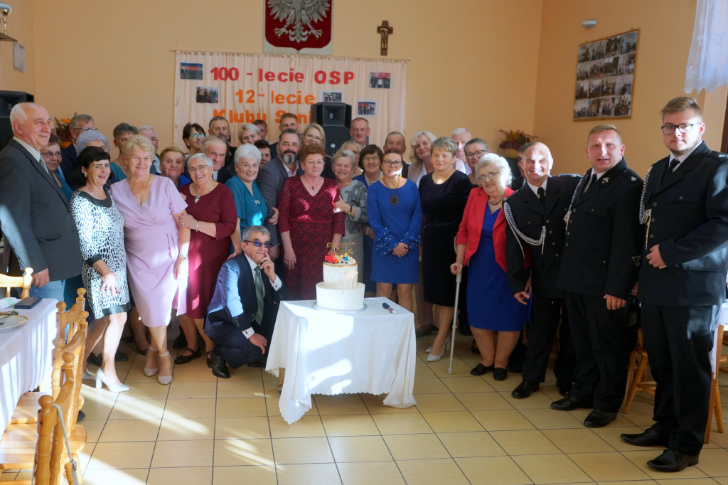 Spotkanie Klubu Seniora i strażaków OSP Ościsłowo