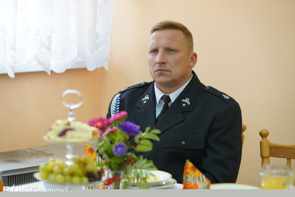 Spotkanie Klubu Seniora i strażaków OSP Ościsłowo