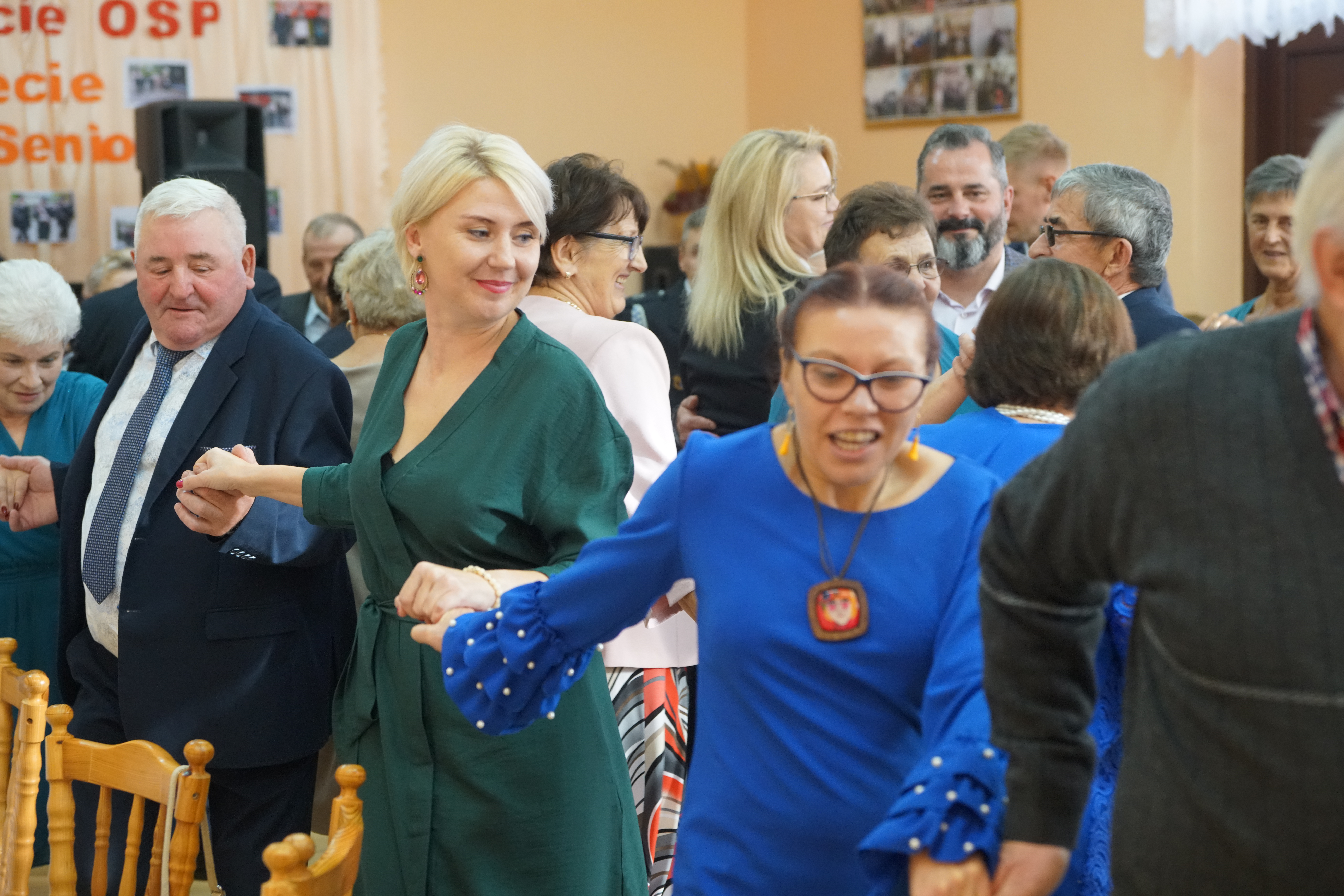 Spotkanie Klubu Seniora i strażaków OSP Ościsłowo