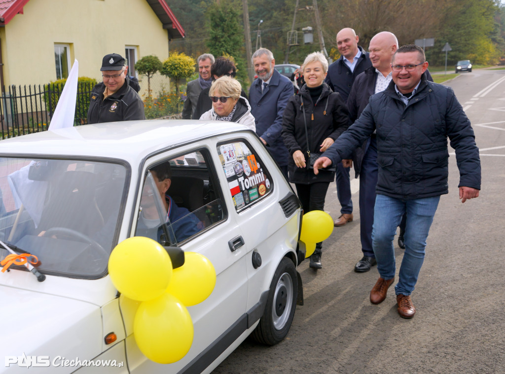 Otwarcie przebudowanej drogi w Rydzewie
