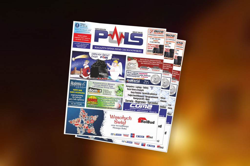 Grudniowe wydanie gazety PULS Ciechanowa!