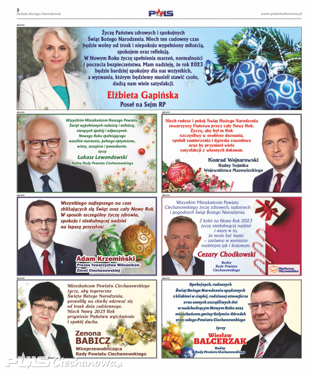 Grudniowe wydanie gazety PULS Ciechanowa!