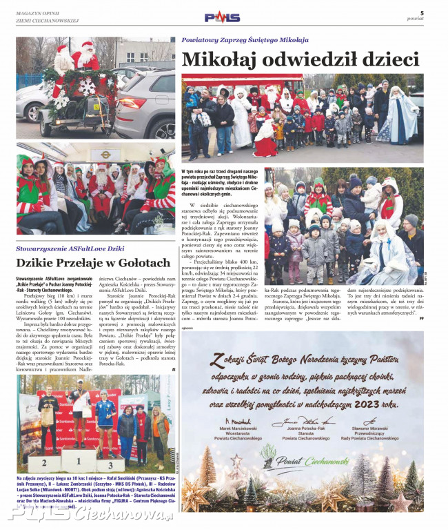 Grudniowe wydanie gazety PULS Ciechanowa!