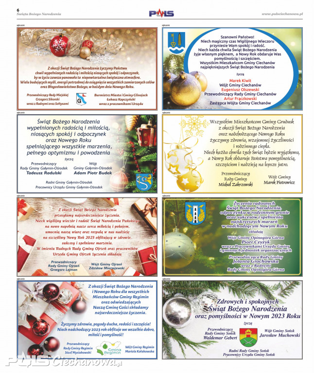 Grudniowe wydanie gazety PULS Ciechanowa!