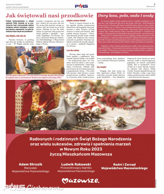 Grudniowe wydanie gazety PULS Ciechanowa!