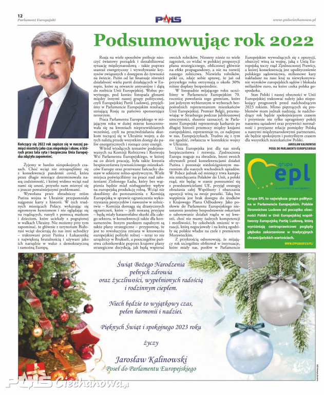 Grudniowe wydanie gazety PULS Ciechanowa!