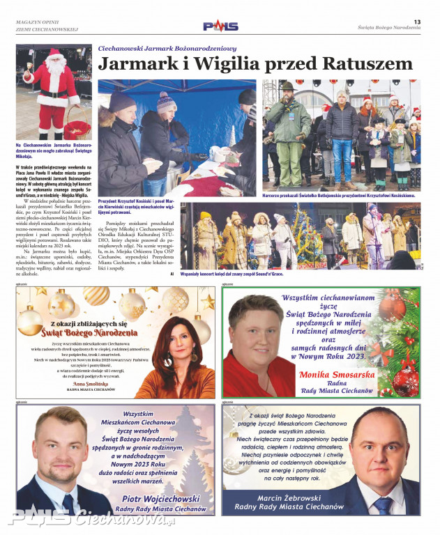 Grudniowe wydanie gazety PULS Ciechanowa!