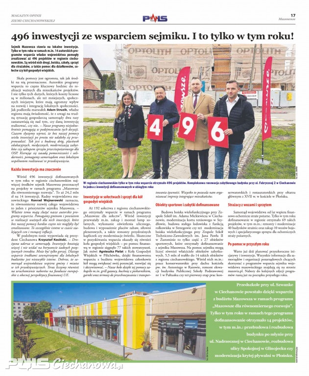 Grudniowe wydanie gazety PULS Ciechanowa!