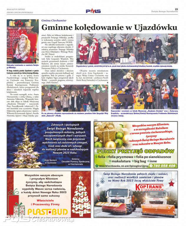 Grudniowe wydanie gazety PULS Ciechanowa!