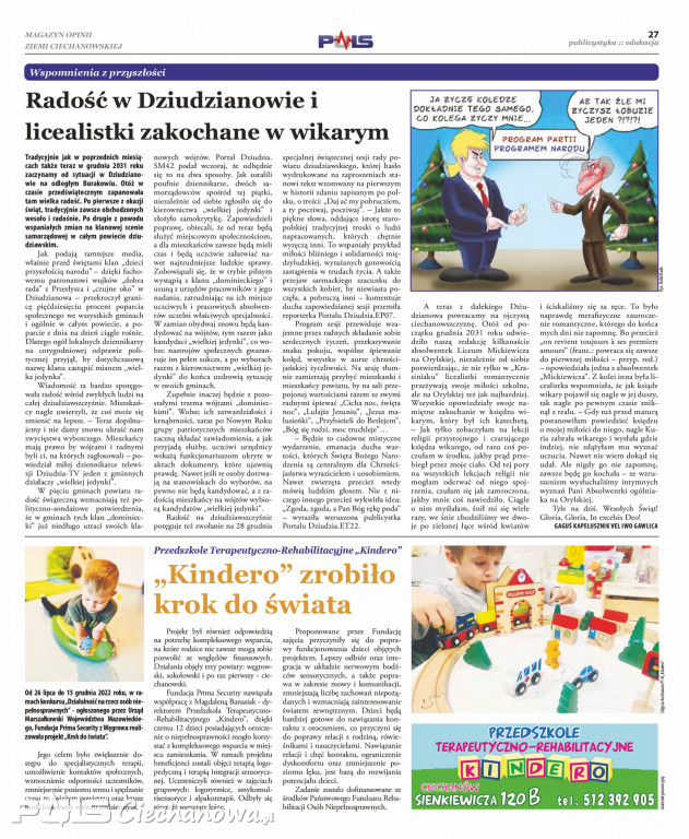 Grudniowe wydanie gazety PULS Ciechanowa!