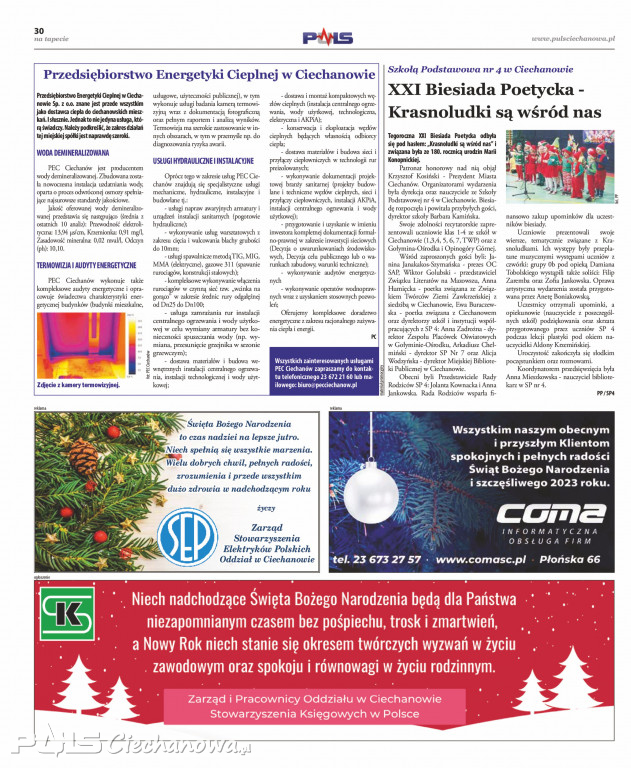 Grudniowe wydanie gazety PULS Ciechanowa!