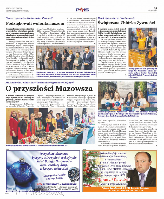 Grudniowe wydanie gazety PULS Ciechanowa!
