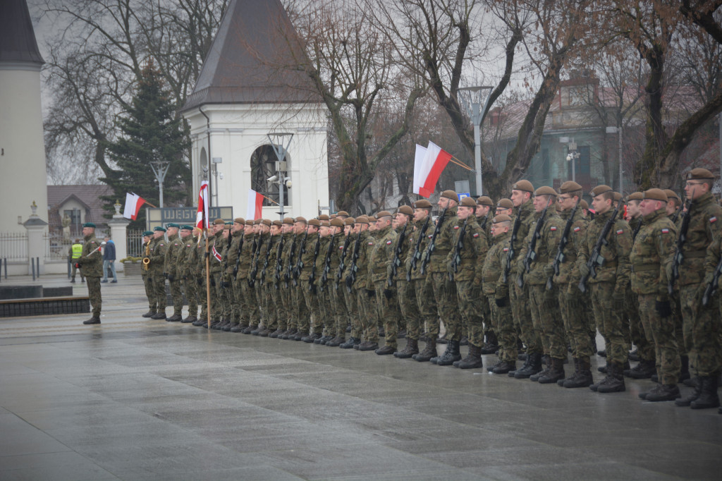 Uroczysta przysięga wojskowa 5MBOT w Węgrowie