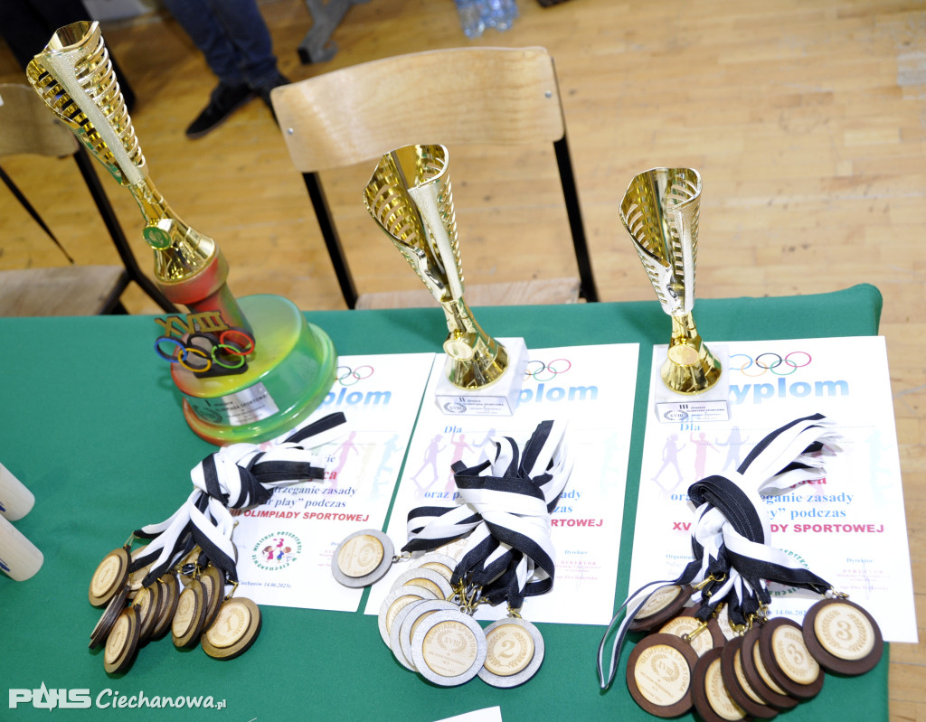 Olimpiada sportowa przedszkolaków z Ciechanowa