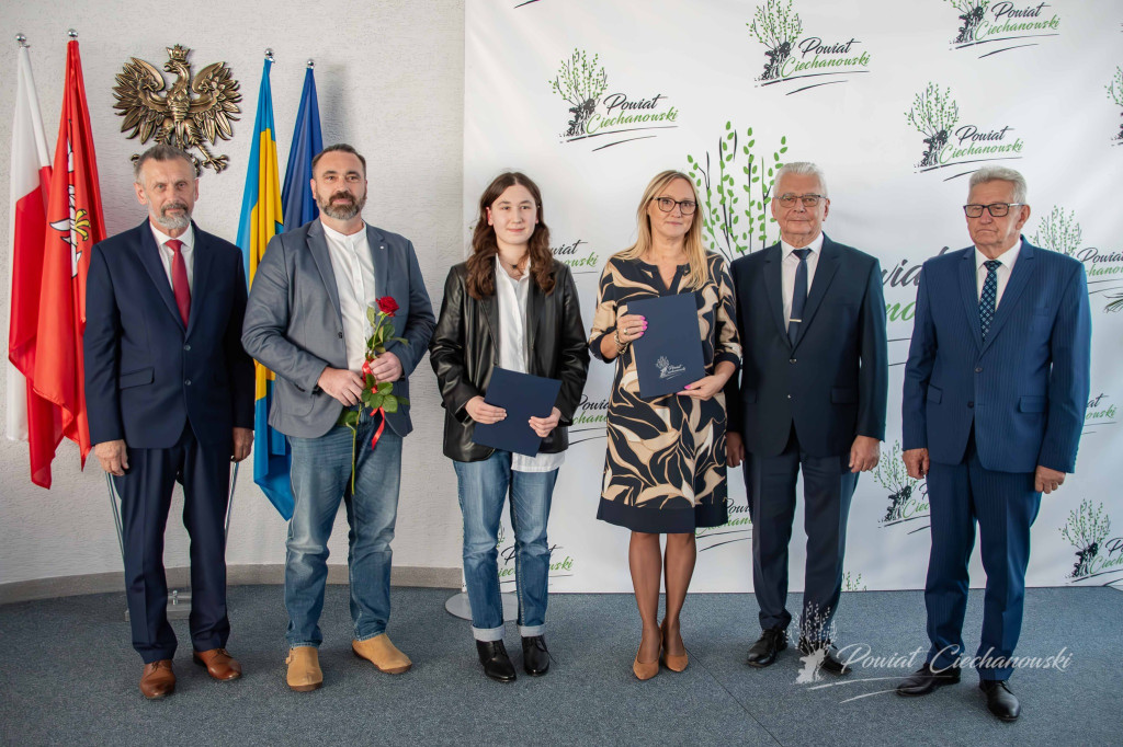 Wręczono Stypendia Starosty Ciechanowskiego