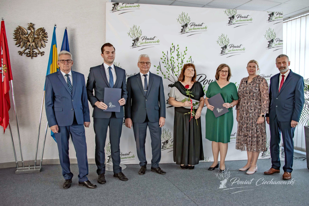 Wręczono Stypendia Starosty Ciechanowskiego