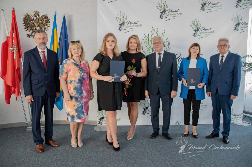 Wręczono Stypendia Starosty Ciechanowskiego