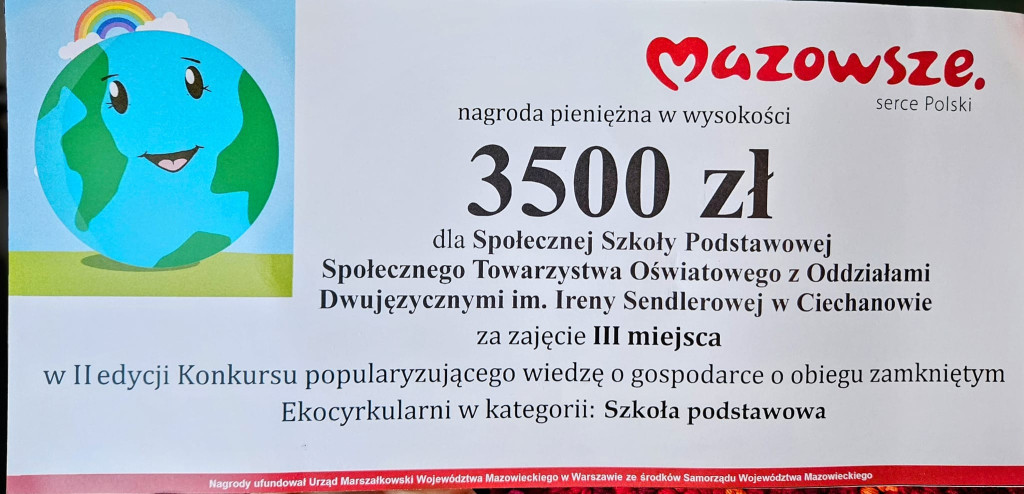 SP STO laureatką konkursu 
