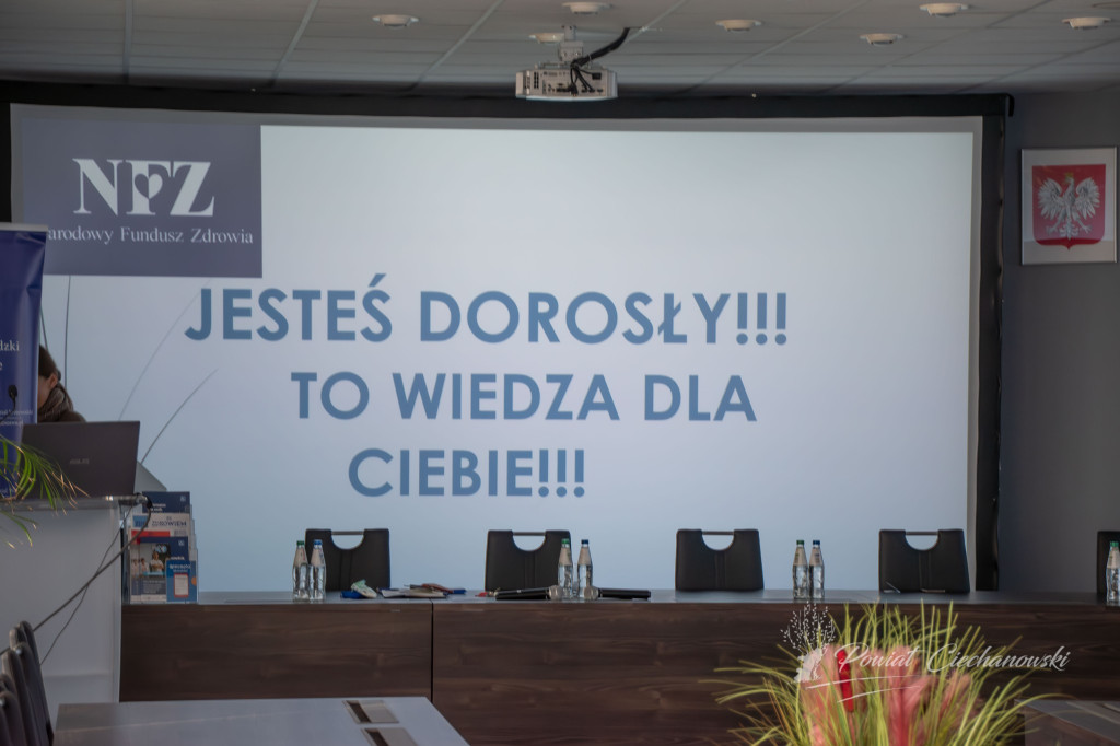 Spotkanie edukacyjne z młodzieżą