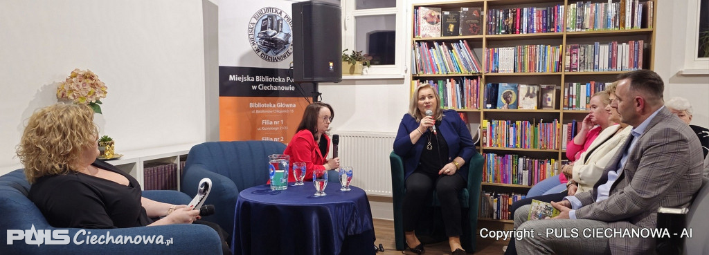 Z Dominiką Kasińską wśród książek