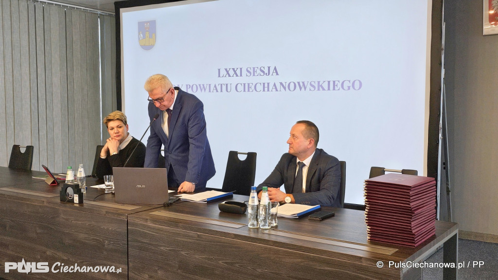 LXXI sesja Rady Powiatu Ciechanowskiego