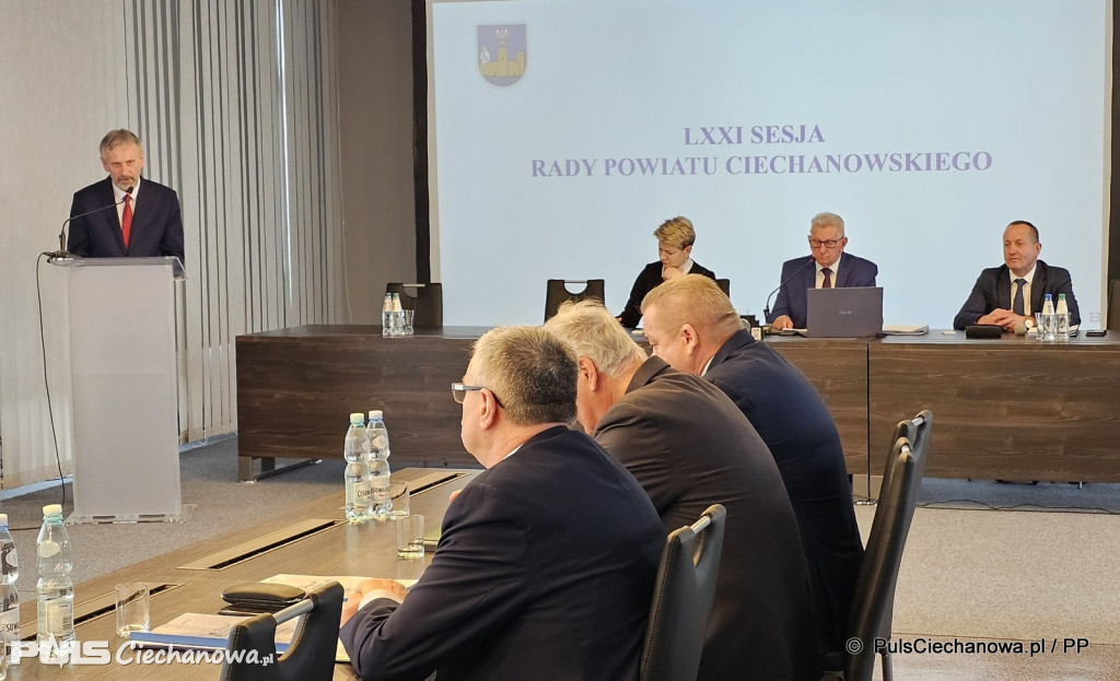 LXXI sesja Rady Powiatu Ciechanowskiego