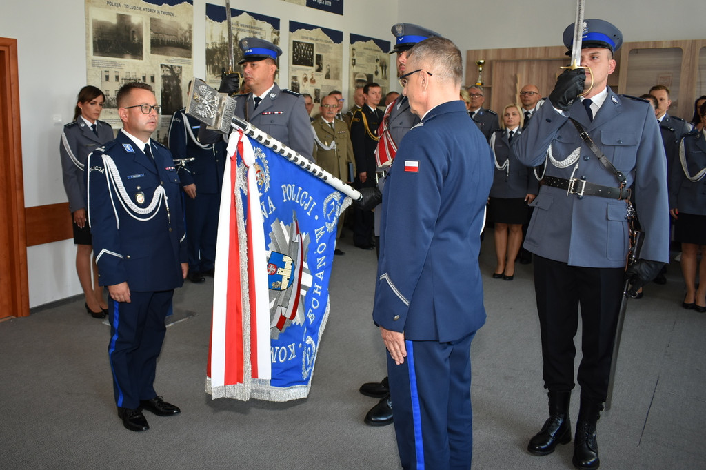 Uroczysta przysięga w ciechanowskiej policji
