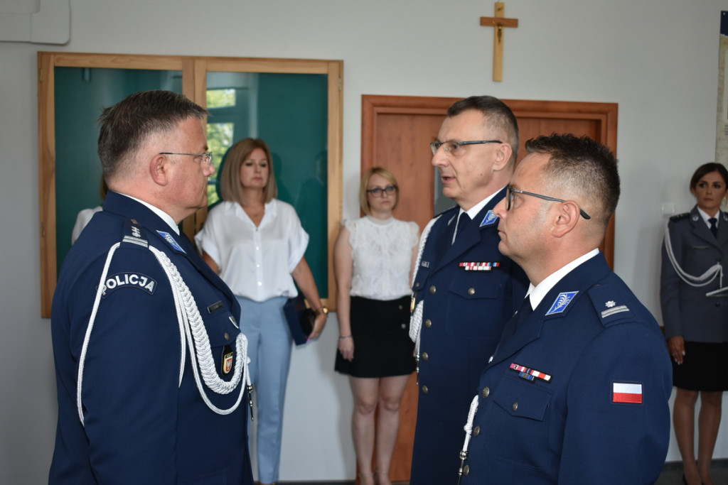 Uroczysta przysięga w ciechanowskiej policji