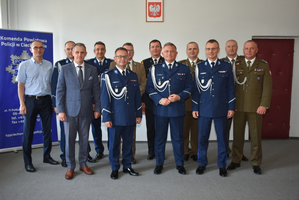 Uroczysta przysięga w ciechanowskiej policji