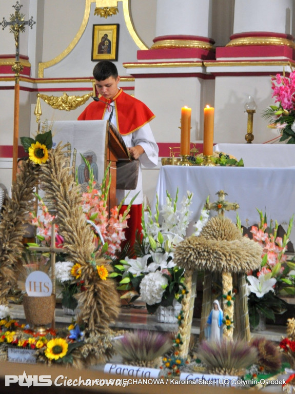 Dożynki gminno-parafialne w Gołyminie-Ośrodku