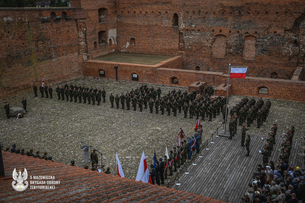 Uroczysta przysięga na zamku Książąt Mazowieckich