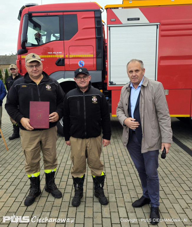 Nowy sprzęt dla strażaków OSP z Gminy Ciechanów