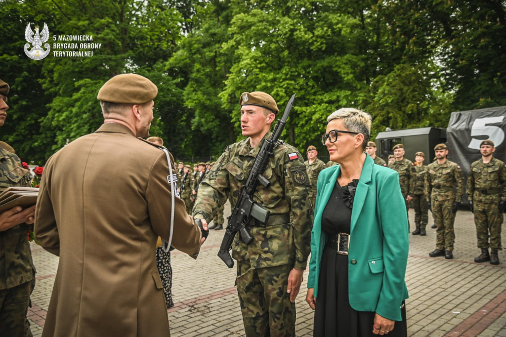 Uroczysta przysięga w Opinogórze Górnej