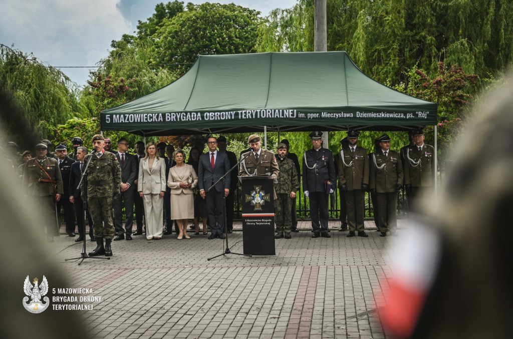 Uroczysta przysięga w Opinogórze Górnej