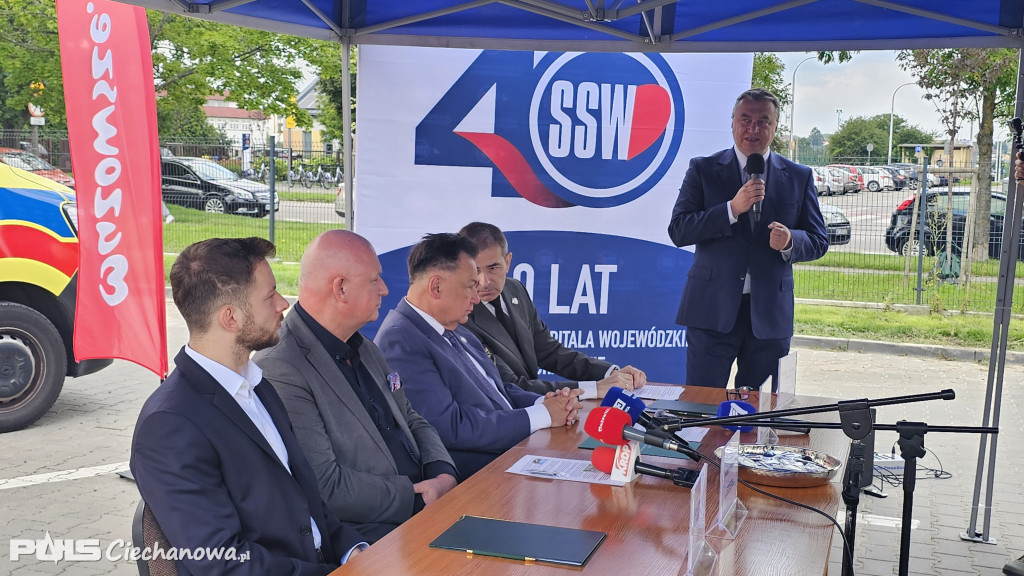 Ciechanowski szpital ma 40 lat i rozbudowuje SOR