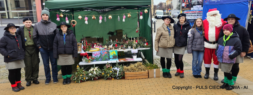 Na Ciechanowskim Jarmarku Bożonarodzeniowym