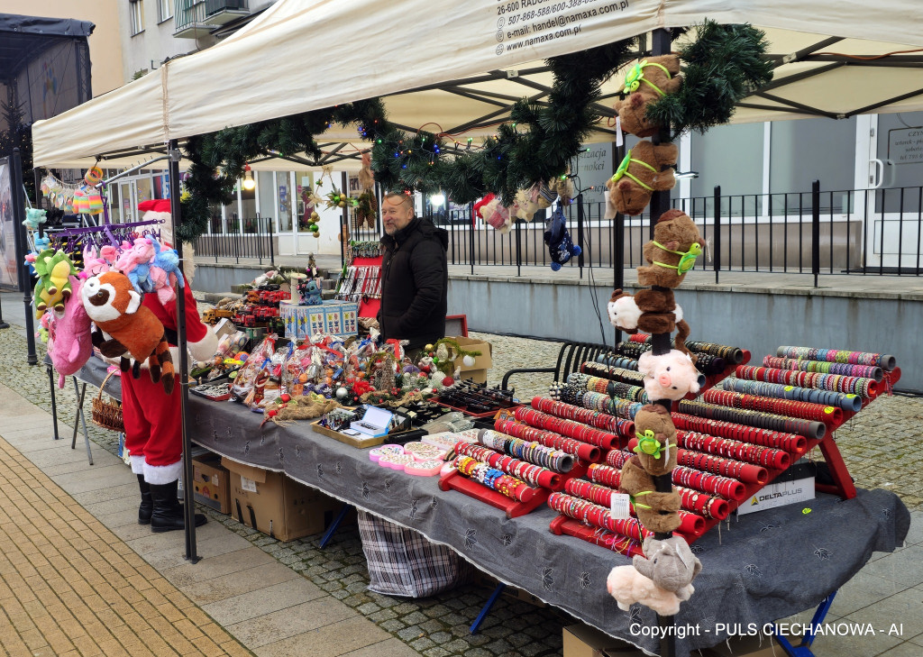 Na Ciechanowskim Jarmarku Bożonarodzeniowym