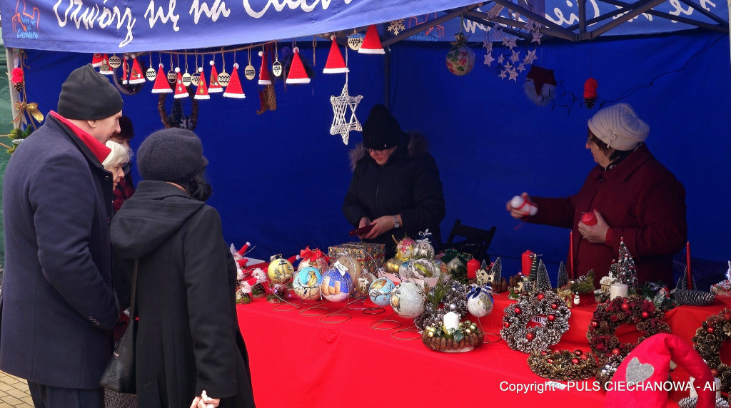Na Ciechanowskim Jarmarku Bożonarodzeniowym