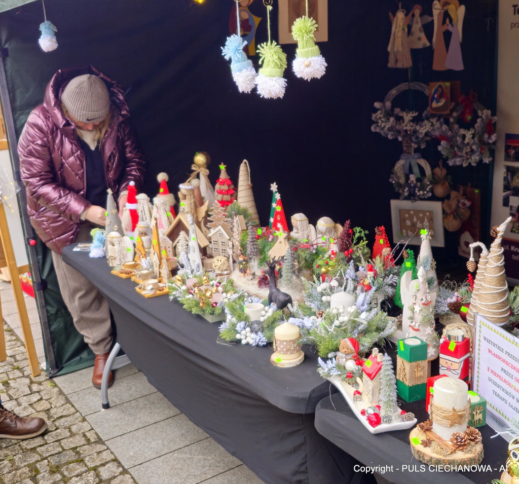 Na Ciechanowskim Jarmarku Bożonarodzeniowym
