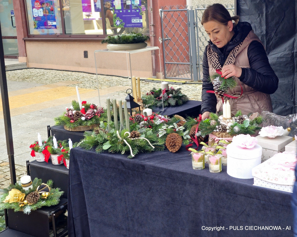 Na Ciechanowskim Jarmarku Bożonarodzeniowym