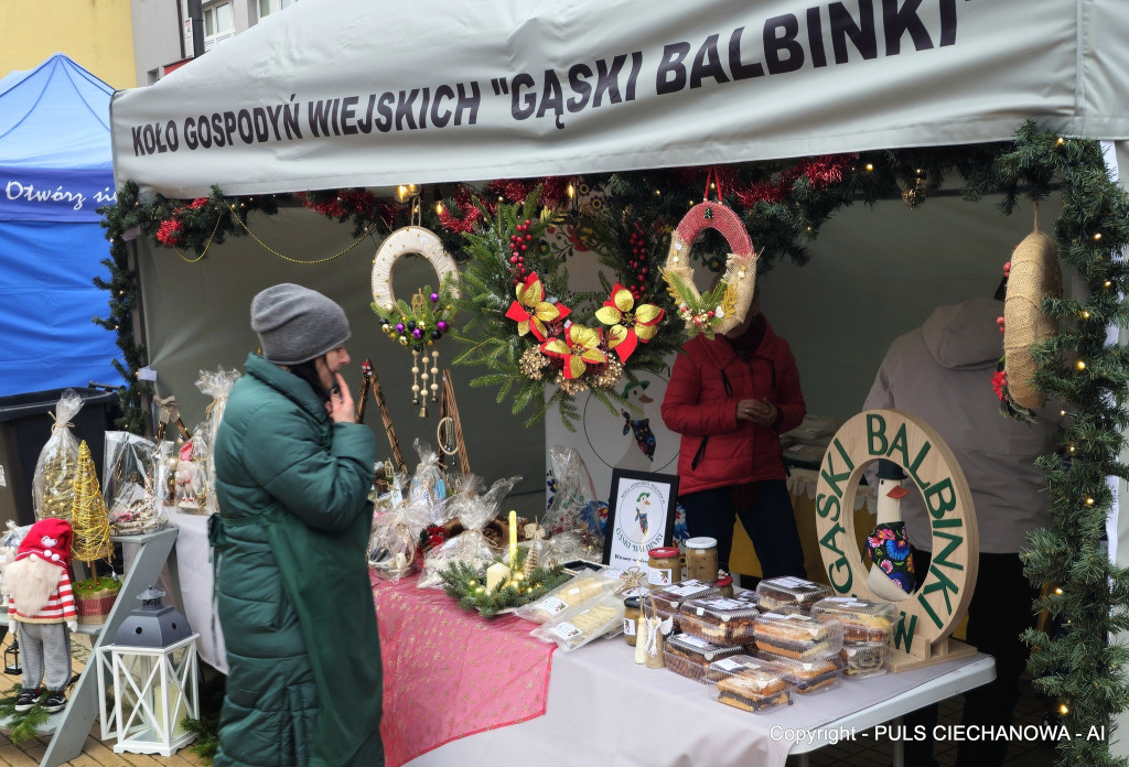 Na Ciechanowskim Jarmarku Bożonarodzeniowym