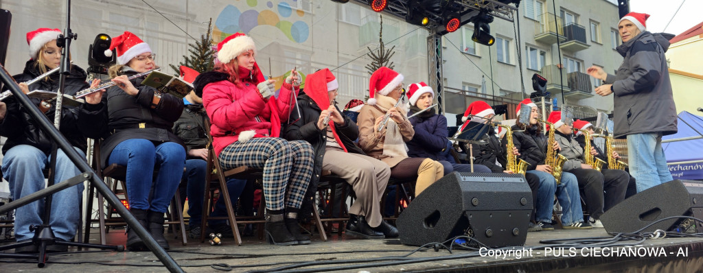 Na Ciechanowskim Jarmarku Bożonarodzeniowym