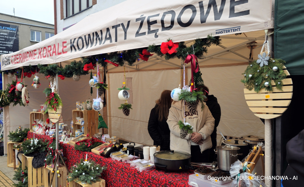 Na Ciechanowskim Jarmarku Bożonarodzeniowym